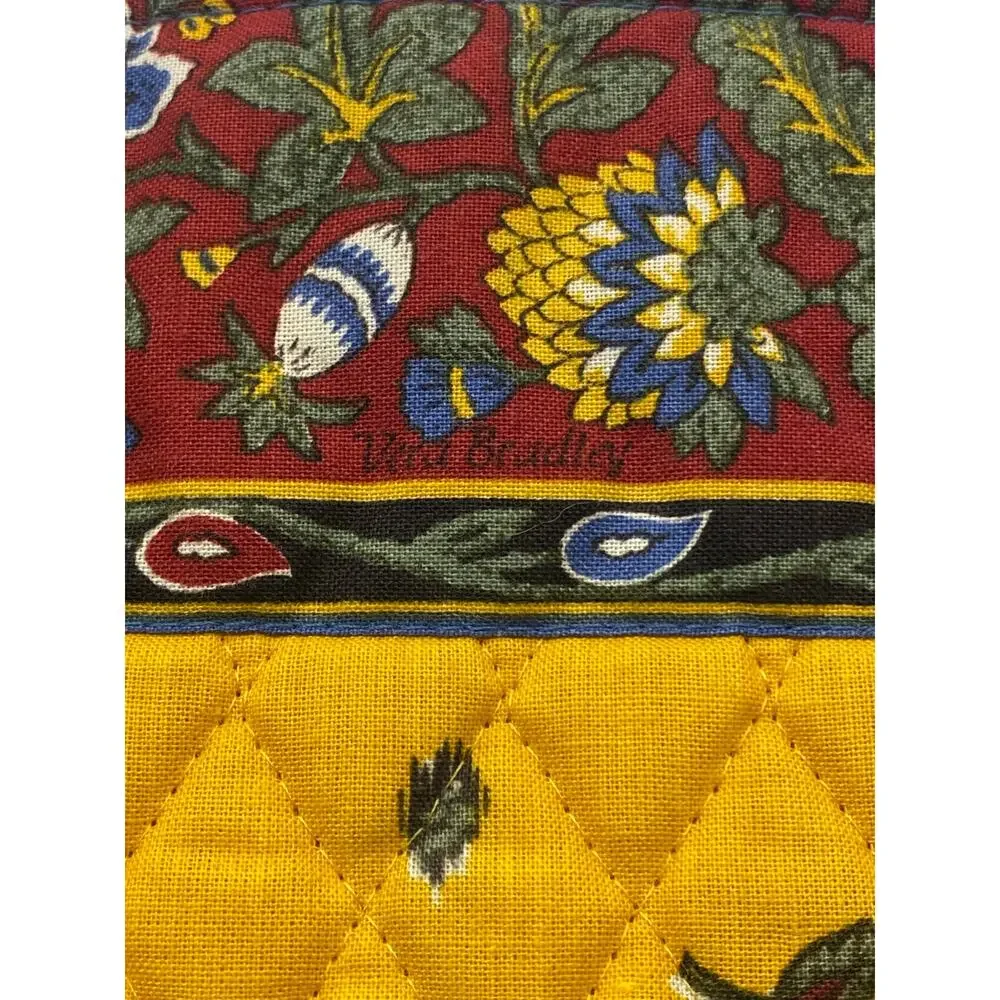 Vintage Vera Bradley Quilted Placemats Set of 2 Reversible Cotton Floral